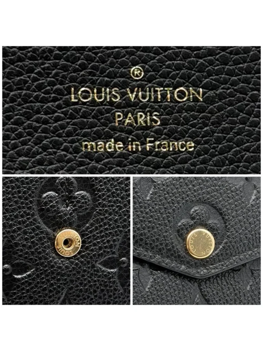 Louis Vuitton Portefeuille Sarah NM Empreinte Wallet